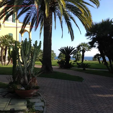 A Terrace Overlooking The Sea